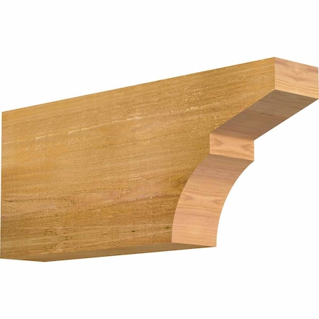 Ekena Millwork Monterey Rough Sawn Rafter Tail, Western Red Cedar, 4"W x 10"H x 24"L RFT04X10X24MON00RWR